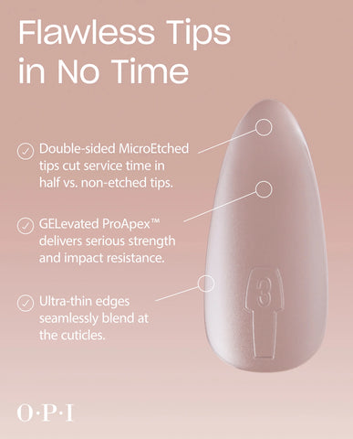 Soft Gel Tips GELevate™ Soft Gel Tips - Coffin Shape Medium Length