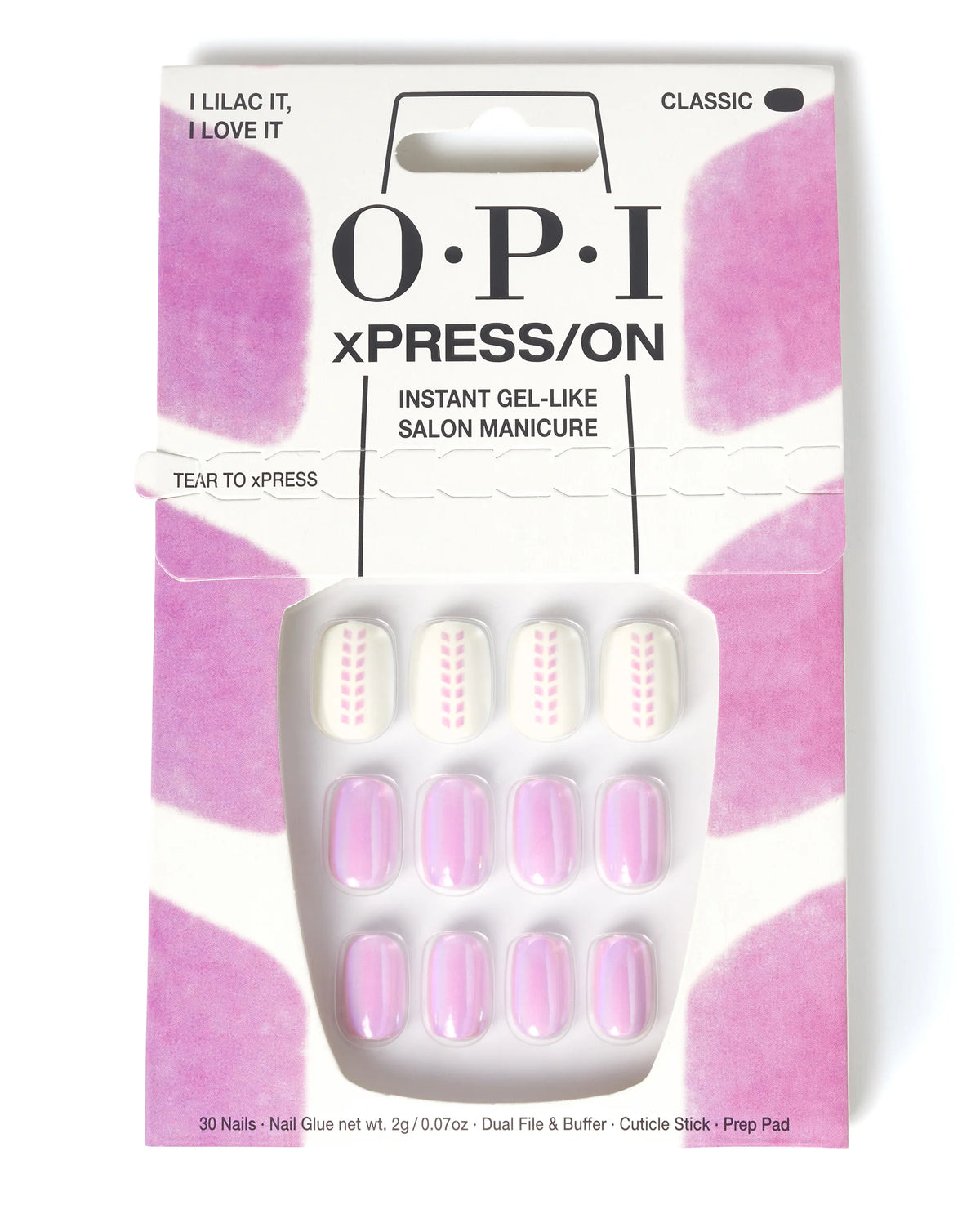xPRESS/ON Nail Art I Lilac It, I Love It