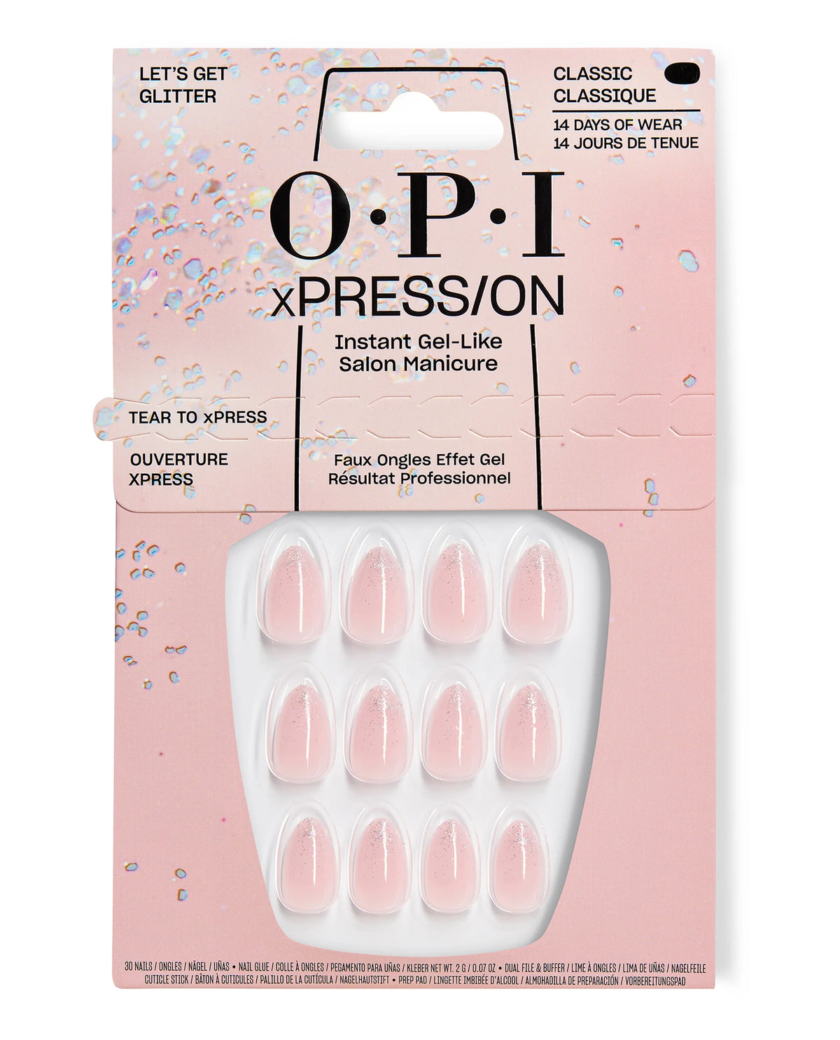 xPRESS/ON Effects Let’s Get Glitter