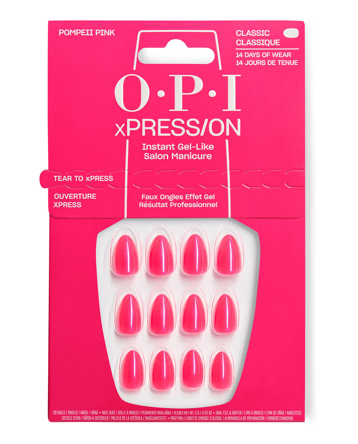 xPRESS/ON Iconic Shades (Short) Pompeii Pink