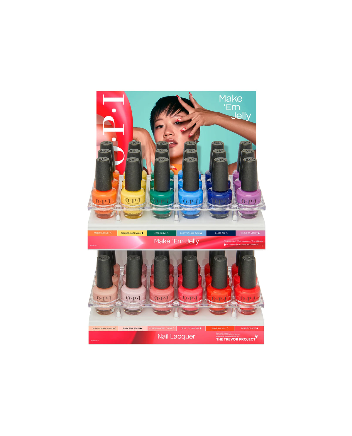 Displays & Kits Summer '25 Nail Lacquer 36PC Acrylic Display
