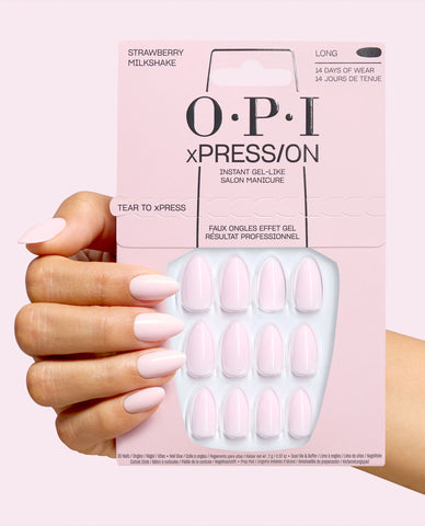xPRESS/ON Iconic Shades (Long) Strawberry Milkshake