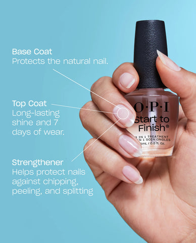 Top & Base Coats Start to Finish 3-in-1 Treatment