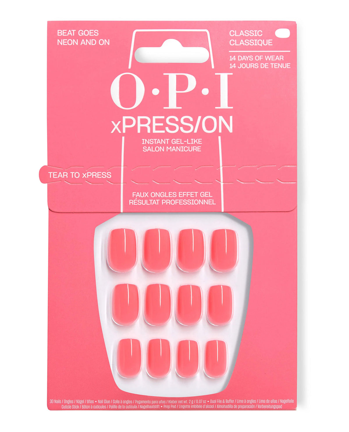 xPRESS/ON Iconic Shades (Short) Beat Goes Neon and On
