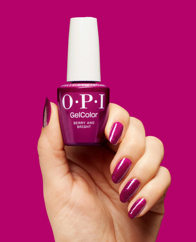 Gel Nail Polish Berry and Bright