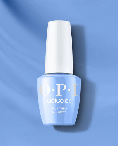 Gel Nail Polish Blue Them All Away