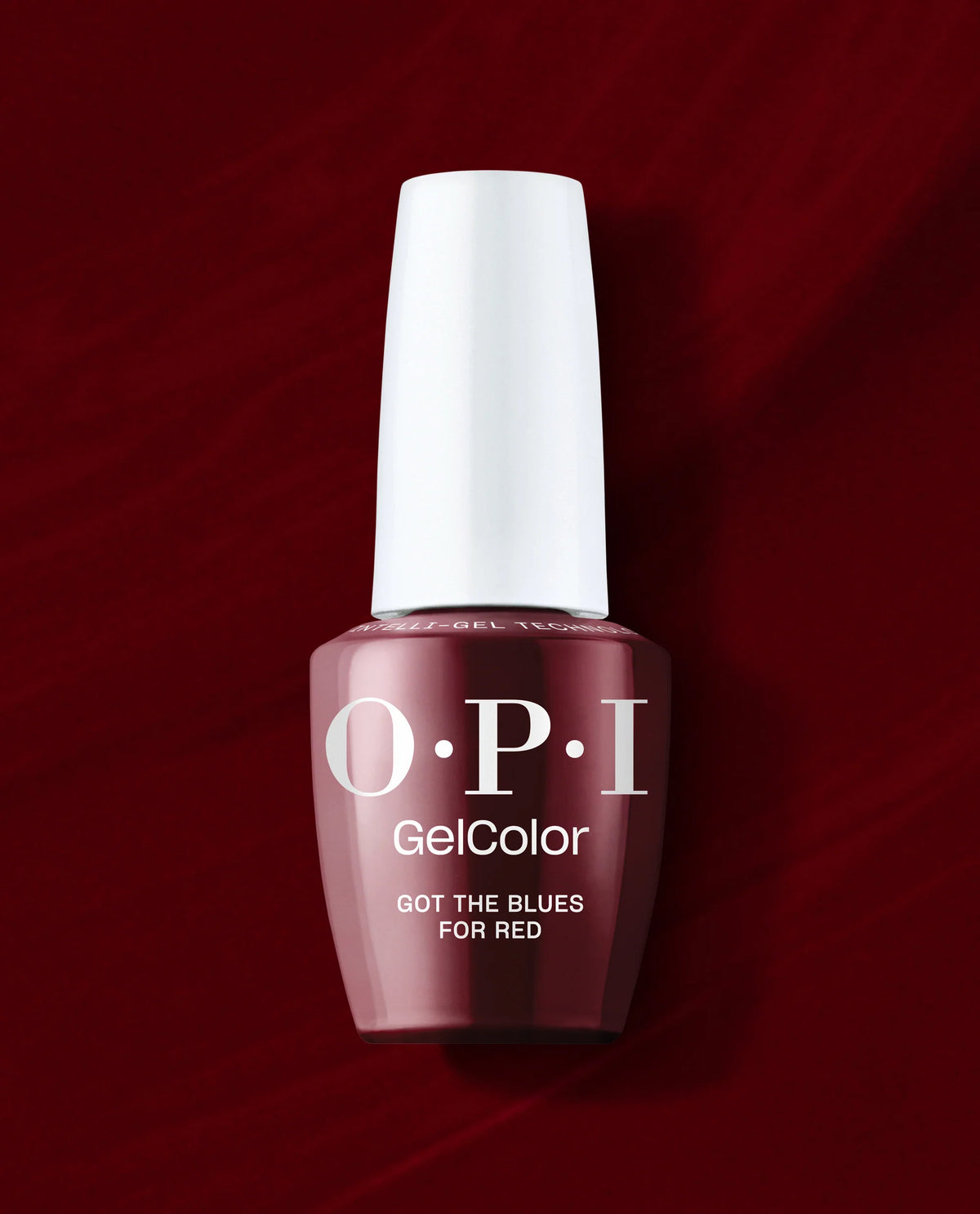 Gel Nail Polish Got the Blues for Red