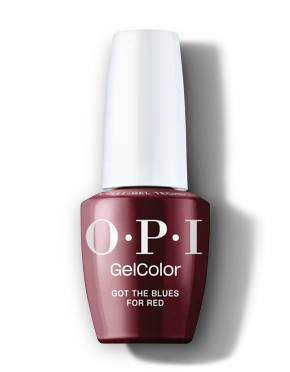 Gel Nail Polish Got the Blues for Red
