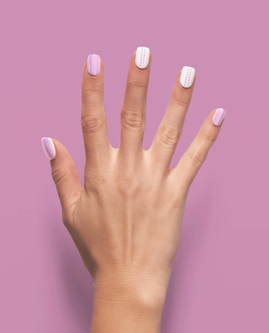xPRESS/ON Nail Art I Lilac It, I Love It