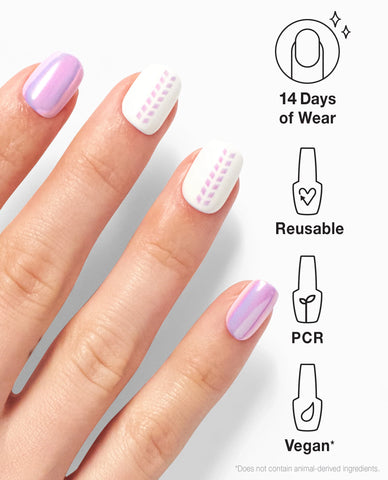 xPRESS/ON Nail Art I Lilac It, I Love It