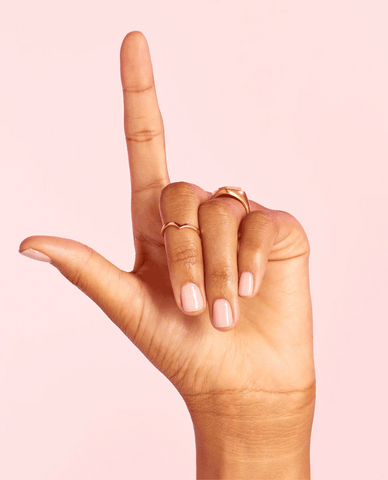 Gel Nail Polish Love is in the Bare