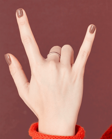 Nail Lacquer Over the Taupe