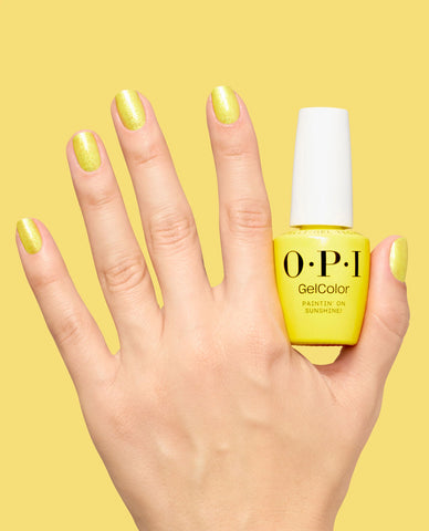 Gel Nail Polish Paintin' on Sunshine!
