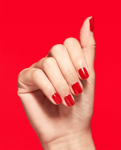 Nail Lacquer Left Your Texts on Red