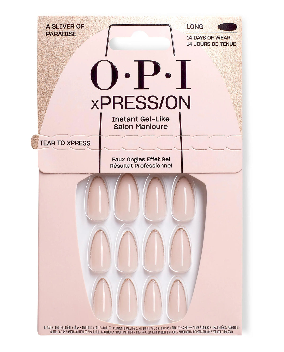 xPRESS/ON Nail Art A Sliver of Paradise