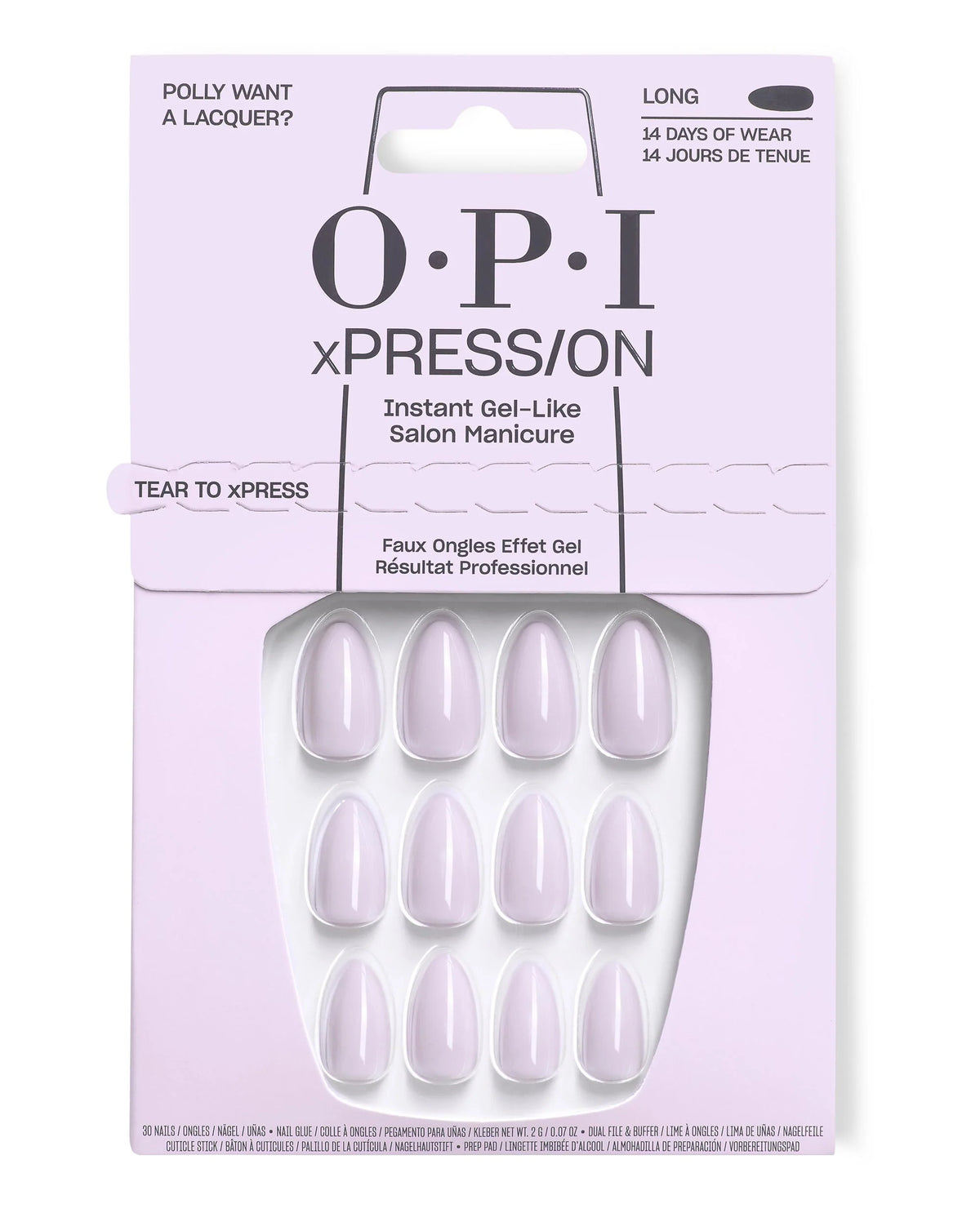 xPRESS/ON Iconic Shades (Long) Polly Want a Lacquer?