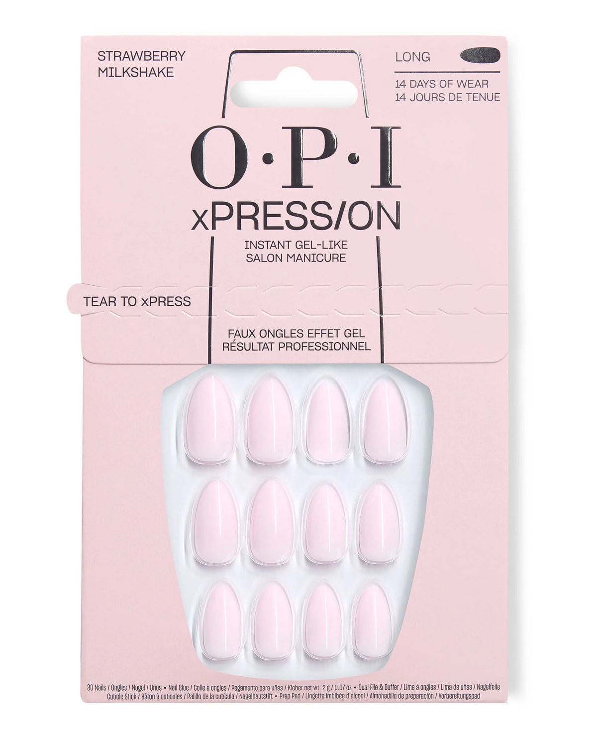 xPRESS/ON Iconic Shades (Long) Strawberry Milkshake