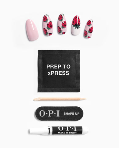 xPRESS/ON Nail Art Tastes Like Strawberries